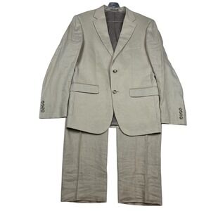 Pronto Uomo Platinum Linen Suit‎ 40R/38